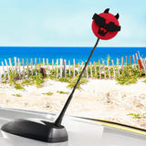Coolballs Little Devil "Cool Diable" Car Antenna Topper / Mirror Dangler / Dashboard Buddy (Red)