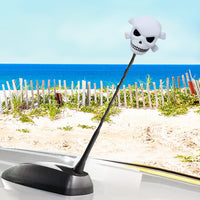 Coolballs Cool Skull Crossbones Antenna Topper / Mirror Dangler / Auto Dashboard Accessory