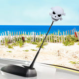 Coolballs Cool Skull Crossbones Antenna Topper / Mirror Dangler / Auto Dashboard Accessory