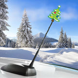 Tenna Tops Christmas Tree Car Antenna Topper / Auto Dashboard Accessory