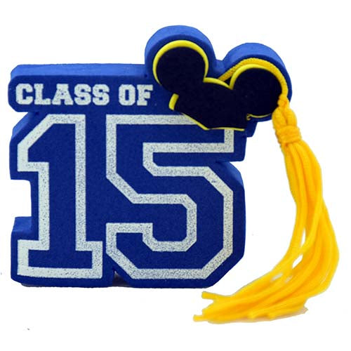 *Last One* Disney Mickey Graduation (Class of 2015) Car Antenna Topper / Desktop Bobble Buddy