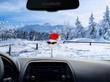 Coolballs Cool Santa Car Antenna Topper / Mirror Dangler / Dashboard Buddy