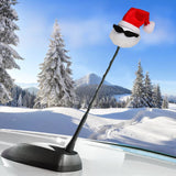 Coolballs Cool Santa Car Antenna Topper / Mirror Dangler / Dashboard Buddy