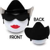 Coolballs Cowgirl Car Antenna Topper / Auto Mirror Dangler / Dashboard Accessory