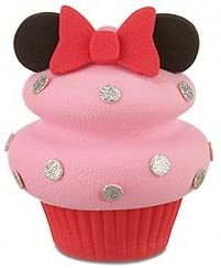 Disney Minnie Cupcake Car Antenna Topper / Mirror Dangler / Cute Dashboard Accessory