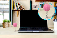 Coolballs "Cool Golf" Car Antenna Ball / Mirror Dangler / Cute Dashboard Accessory (Pink)