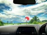 Detroit Red Wings Helmet Car Antenna Topper / Mirror Dangler / Auto Dashboard Accessory (NHL Hockey)