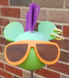 Disney Parks Exclusive Mickey "Mom" Mohawk Car Antenna Topper / Dashboard Buddy (Some Fading)