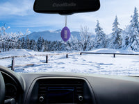 Coolballs Cool Purple Football Antenna Topper / Mirror Dangler / Dashboard Buddy (Car Accessory)