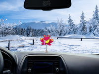 Tenna Tops Froggy Frog Car Antenna Topper / Mirror Dangler / Cute Dashboard Accessory (Red)