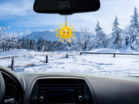 Tenna Tops Happy Florida Sunshine Car Antenna Topper / Mirror Dangler / Auto Dashboard Accessory
