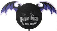 Mickey Haunted Mansion BAT Car Antenna Topper (3 in 1 Auto Accessory) (Halloween)