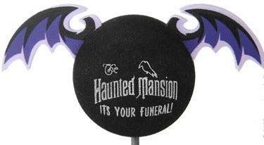 Mickey Haunted Mansion BAT Car Antenna Topper (3 in 1 Auto Accessory) (Halloween)