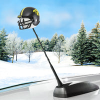 Iowa Hawkeyes Car Antenna Topper / Auto Dashboard Accessory (White Smiley) (College Football)