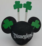 *Rare* Mickey Irish Happy St. Patrick's Day w/ Clover Springs Antenna Topper / Dashboard Buddy (Disneyland Resort)