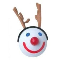Jack in the Box Reindeer Car Antenna Topper / Mirror Dangler / Auto Dashboard Buddy