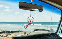 Jack in the Box Winter Scarf & Ear Muffs Antenna Topper / Dashboard Buddy (Auto Accessory)