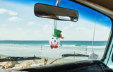Jack in the Box Green Dashing Holiday Antenna Topper / Mirror Dangler / Dashboard Buddy