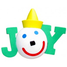 Jack in the Box JOY Green Antenna Topper / Mirror Dangler / Dashboard Buddy