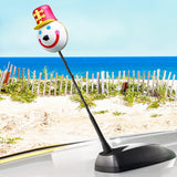 Jack in the Box Nutcracker Car Antenna Topper / Mirror Dangler / Dashboard Buddy