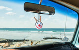 Jack in the Box Reindeer Car Antenna Topper / Mirror Dangler / Auto Dashboard Buddy
