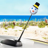 Jack in the Box Snowman Car Antenna Topper