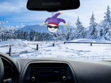 Coolballs Cool Jester Car Antenna Topper / Mirror Dangler / Auto Dashboard Buddy