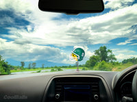 Michigan State Car Antenna Topper / Mirror Dangler / Auto Dashboard Accessory (College Football) (Yellow Face)