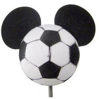 Disney Mickey Mouse Soccer Car Antenna Topper / Mirror Dangler / Cute Dashboard Accessory