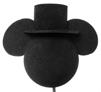 Mickey GROOM Black Hat Car Antenna Topper / Auto Dashboard Buddy (Disneyland)