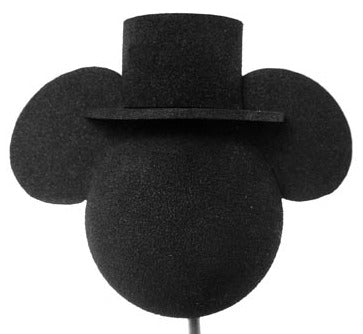 Mickey GROOM Black Hat Car Antenna Topper / Auto Dashboard Buddy (Disneyland)