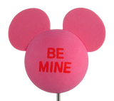 Mickey Pink "Be Mine" Car Antenna Topper / Cute Dashboard Accessory