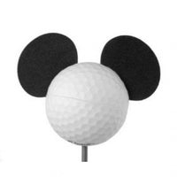 *Vintage* Mickey Golf Ball Car Antenna Topper / Mirror Dangler / Dashboard Buddy