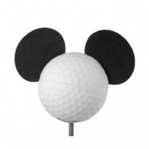 *Vintage* Mickey Golf Ball Car Antenna Topper / Mirror Dangler / Dashboard Buddy