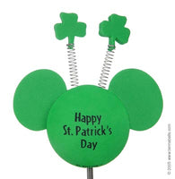 *Rare* Disney Irish Happy St. Patrick's Day w/ Clover Springs Antenna Topper / Dashboard Buddy