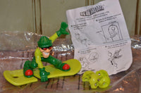 Year 2002 Mountain Dew Snowboarder Big Air Shredder Antenna Topper / Desktop Buddy