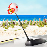 Nebraska Cornhuskers Car Antenna Topper / Dashboard Buddy (Auto Accessory) (College Football) (Yellow)