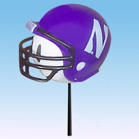 Northwestern Wildcats Car Antenna Topper / Mirror Dangler / Auto Dashboard Buddy (College Football)