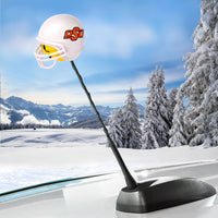 Oklahoma State Cowboys Car Antenna Topper / Mirror Dangler / Auto Dashboard Buddy (College Football) (Yellow Face)
