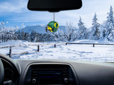 Oregon Ducks Antenna Topper / Mirror Dangler / Auto Dashboard Accessory (College Football) (Yellow Face)