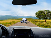 Coolballs "Cool Shred Dog" Skateboarder Antenna Topper / Dashboard Buddy