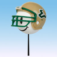 South Florida Bulls Car Antenna Topper / Mirror Dangler / Auto Dashboard Buddy (White Smiley) (College Football)