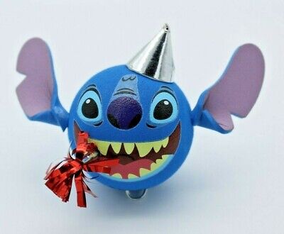 Stitch Happy Birthday w/ Party Hat Car Antenna Topper / Mirror Dangler / Auto Dashboard Buddy