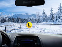 HappyBalls Birth Sign - Taurus Car Antenna Topper / Mirror Dangler / Auto Dashboard Accessory