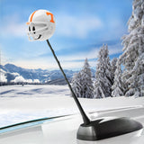 Tennessee Volunteers Car Antenna Topper / Auto Dashboard Buddy (White Smiley)(College Football)