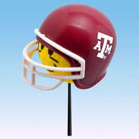 Texas A&M Aggies Football Car Antenna Topper / Mirror Dangler / Dashboard Buddy (Auto Accessory) (Yellow Smiley)