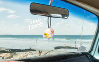 Texas Longhorns Football Car Antenna Topper / Mirror Dangler / Dashboard Buddy (Auto Accessory) (Yellow Smiley)