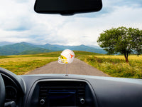 Texas Longhorns Football Car Antenna Topper / Mirror Dangler / Dashboard Buddy (Auto Accessory) (Yellow Smiley)