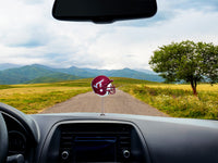 Virginia Tech Hokies Car Antenna Topper / Auto Dashboard Buddy (White Smiley)(College Football)