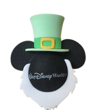 Disney Mickey Mouse Leprechaun Irish w/ Beard Antenna Topper / Mirror Dangler / Dashboard Accessory (Walt Disney World)